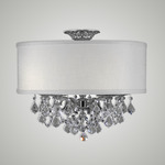 Llydia Ceiling Light - Silver / White