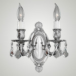 WS9412 Wall Sconce - Silver / Crystal