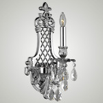 WS9451 Wall Sconce - Silver / Crystal