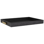 Gavin Tray - Black / Brass