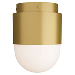 Allentown Ceiling Light - Antique Brass / Opal