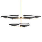 Griffith Tiered Chandelier - Antique Brass / Bronze