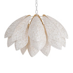 Ayana Chandelier - White / Ivory Crackle