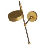 Adesso Wall Sconce - English Bronze / Antique Brass