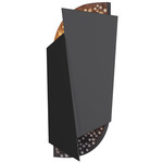 Aldridge Wall Sconce - Black Marble / Black