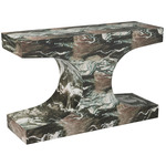 Augustine Console Table - Verde Faux Marble
