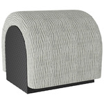 Bucek Stool - Ebony / Lichen Velvet