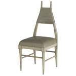 Biziki Dining Chair - Smoke / Dove Gray Leather