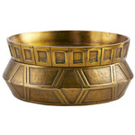 Millenia Stacked Centerpiece - Antique Brass