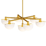 Boite Chandelier - Antique Brass / Matte Swirl