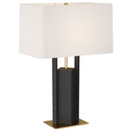 Zory Table Lamp - Charcoal / Off White