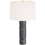 Angelina Table Lamp - Black Marble / Off White