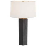 Zaya Table Lamp - Ebony / Off White