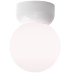 Lyra Ceiling Light - Gloss White / White