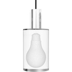 A Lamp Pendant - White / Clear