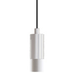 Short Frosted Pendant - White / Frosted