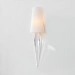 Alps Wall Sconce - Clear / White