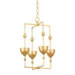 Antalya Pendant - Vintage Gold Leaf