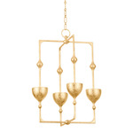 Antalya Pendant - Vintage Gold Leaf