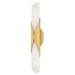 Camilla Wall Sconce - Vintage Polished Brass / Alabaster