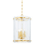 Rio Pendant - Vintage Polished Brass / Clear
