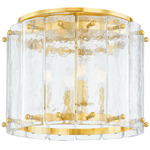 Rio Ceiling Light - Vintage Polished Brass / Clear