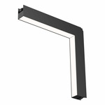 Continuum Track Light Wall to Ceiling Corner - Black