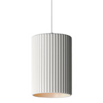 Souffle Pendant - White / White