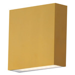 Brik Outdoor Wall Sconce - Natural Aged Brass