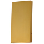 Brik Up/Down Outdoor Wall Sconce - Natural Aged Brass