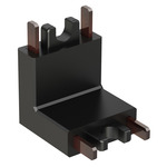Continuum Track Wall To Ceiling Connector - Black