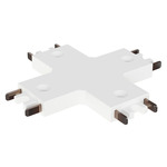 Continuum Track 4-Way Connector - White