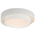 Ziggurat Ceiling Light - White