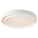 Ziggurat Ceiling Light - White