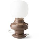 Deco Copacabana Table Lamp - Mocha / Opal