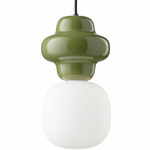 Deco Copacabana Pendant - Leaf Green / Opal