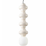 Deco Copacabana Tall Pendant - Crema / Opal