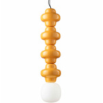Deco Copacabana Tall Pendant - Yellow / Opal