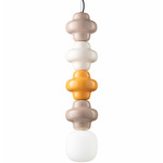 Deco Copacabana Tall Pendant - Yellow Multicolor / Opal