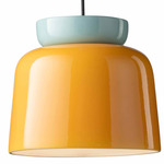 Deco Corcovado Open Pendant - Light Blue / Yellow / Light Blue