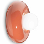 Deco Bumbum Wall Sconce - Poke Orange / White