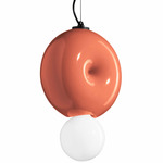 Bumbum Pendant - Poke Orange / White