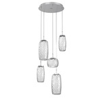 Vessel Round Multi Light Pendant - Classic Silver / Vessel Clear