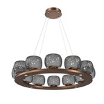 Vessel Ring Chandelier - Burnished Bronze / Vessel Smoke