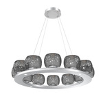 Vessel Ring Chandelier - Classic Silver / Vessel Smoke