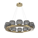 Vessel Ring Chandelier - Gilded Brass / Vessel Smoke