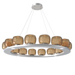 Vessel Ring Chandelier - Classic Silver / Vessel Bronze