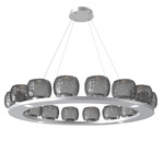 Vessel Ring Chandelier - Classic Silver / Vessel Smoke