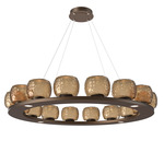 Vessel Ring Chandelier - Flat Bronze / Vessel Bronze