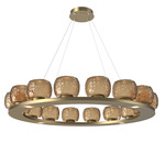 Vessel Ring Chandelier - Gilded Brass / Vessel Bronze